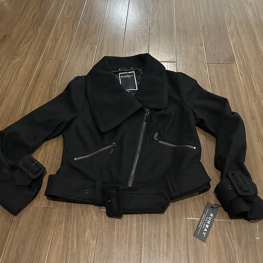 Runway motorcycle ripped jacket